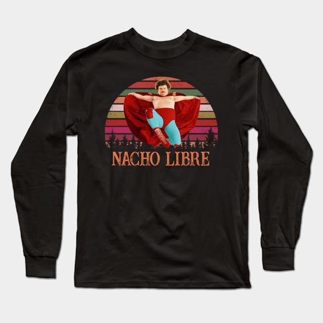 Nacho Libre Shirts, Jack Black Nacho Libre Long Sleeve T-Shirt by Zacharys Harris